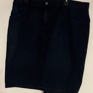 Old Navy Dark Blue Denim Skirt